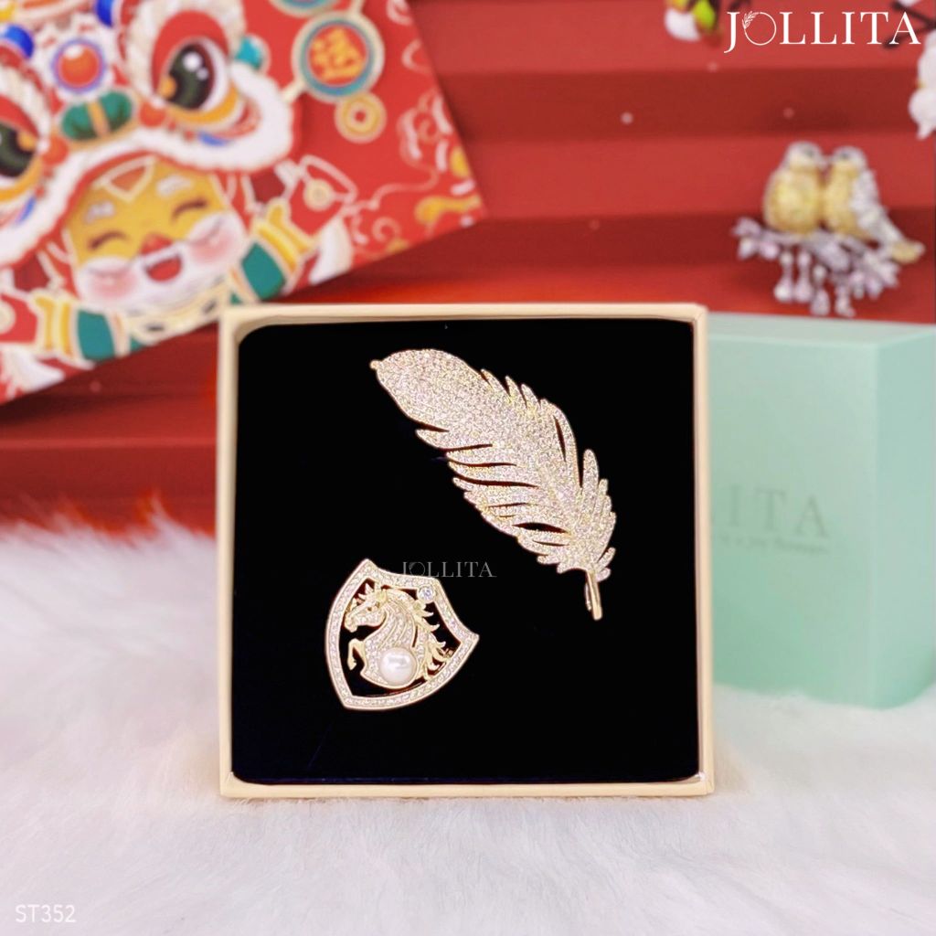  Set quà Tết 2026 Trâm cài áo cao cấp sang trọng 352 