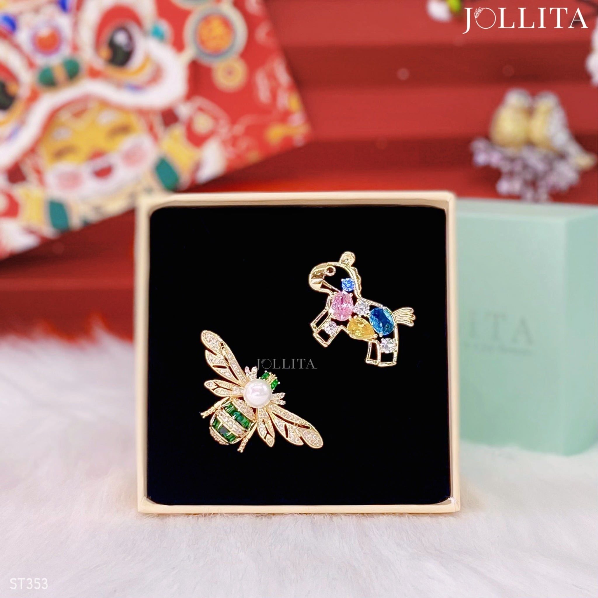  Set quà Tết 2026 Trâm cài áo cao cấp sang trọng 353 