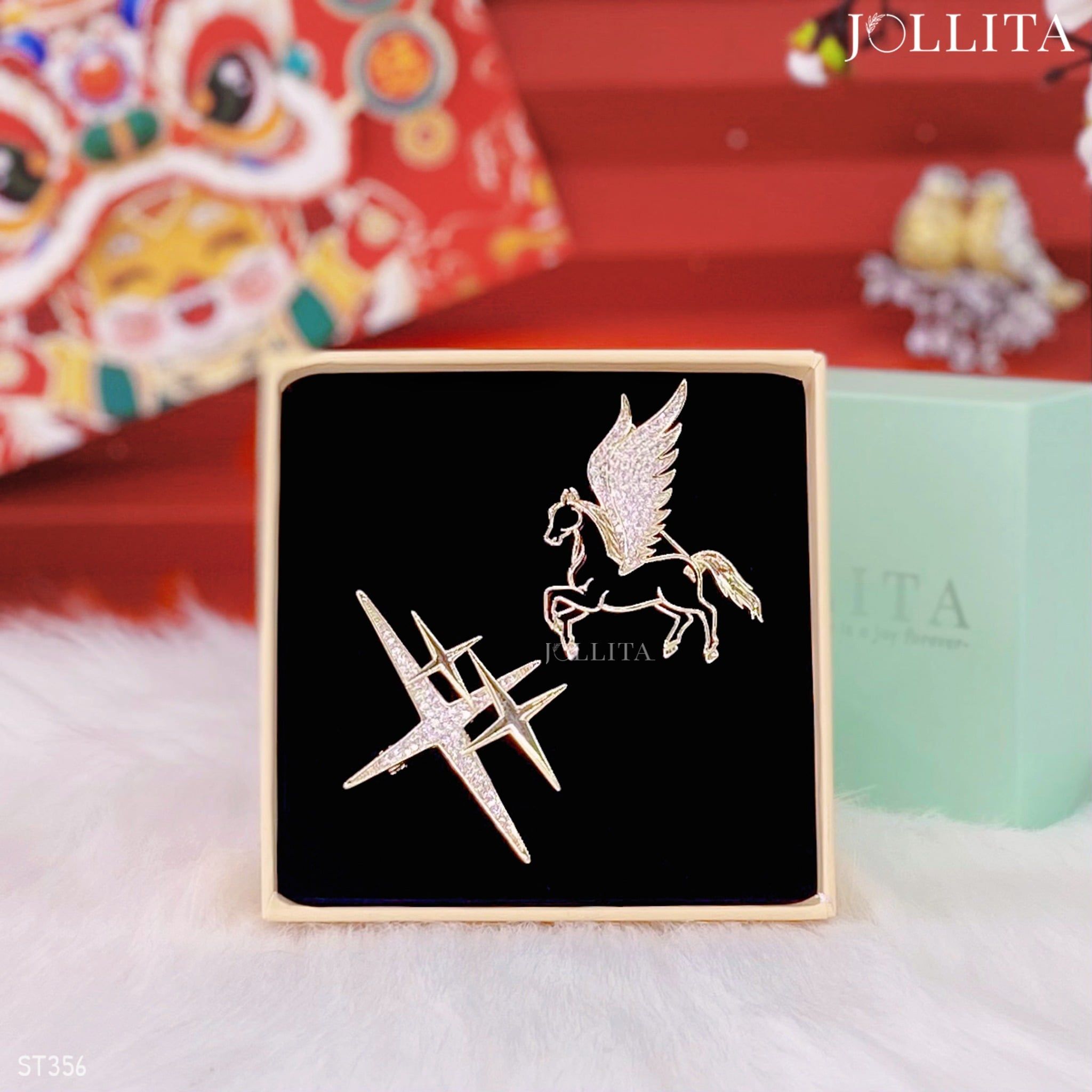  Set quà Tết 2026 Trâm cài áo cao cấp sang trọng 356 