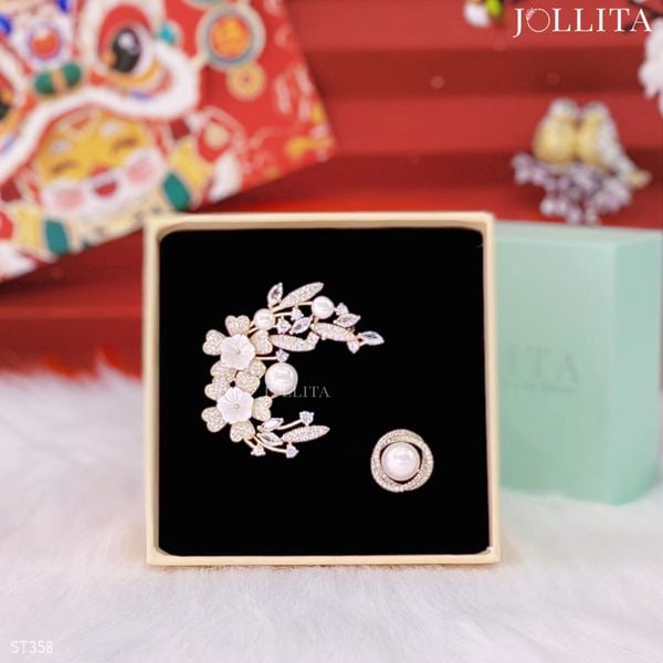  Set quà Tết 2026 Trâm cài áo cao cấp sang trọng 358 