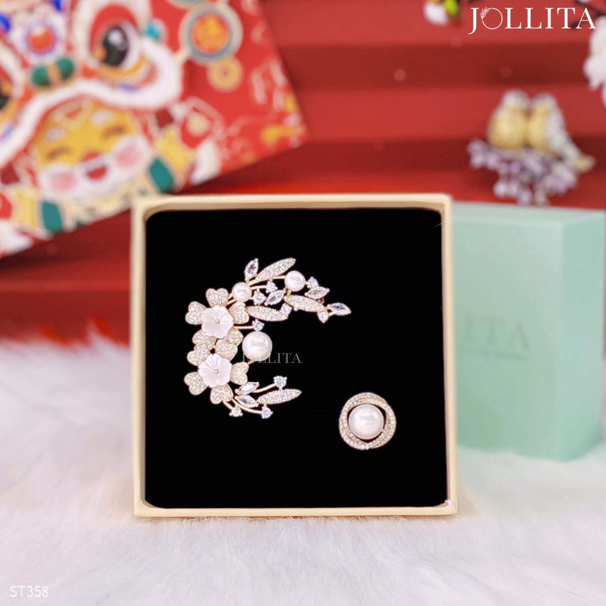  Set quà Tết 2026 Trâm cài áo cao cấp sang trọng 358 