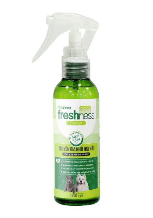 Xịt Khử Mùi Thú Cưng PETGREEN Freshness 360 Pure Air