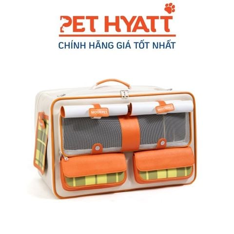 Túi Vận Chuyển Double MOORPET Sọc Caro Cho Thú Cưng 