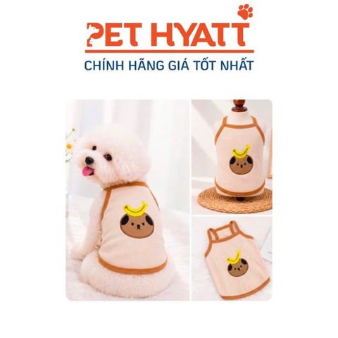  Áo 2 Dây Gấu Chuối Vàng YOKO Cho Thú Cưng (Size 3-8) 