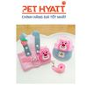 Bộ Yếm Ngực Kèm Dây Dắt & Nón Gấu Dâu + Vịt Vàng Cho Thú Cưng (XS-XL)