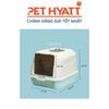 Nhà Vệ Sinh 2 Nắp Kính Cho Mèo 52*36*34