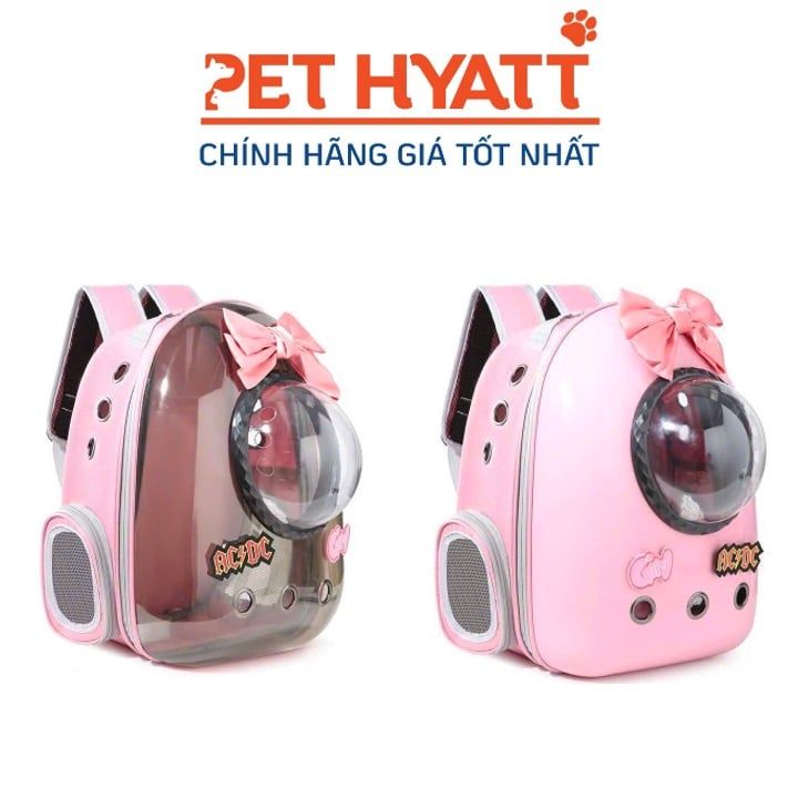 Balo Có Gắn Ticker Space Capsule Cho Thú Cưng
