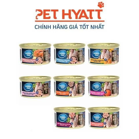  Pate Lon Cho Mèo SNAPPY TOM 85gr Nhiều Vị 