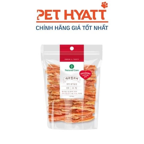  Bánh Thưởng Cho Chó NATURAL CORE Ức Gà Sấy 180g 