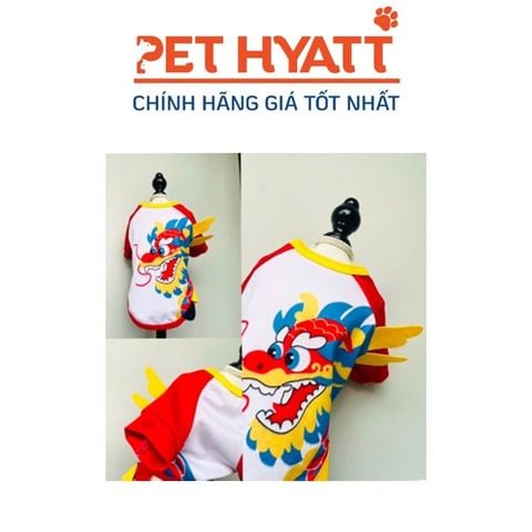  Áo Thun Hình Rồng Có Vảy YOKO Cho Thú Cưng (size 3-10) 