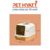 Nhà Vệ Sinh 2 Nắp Kính Cho Mèo 52*36*34