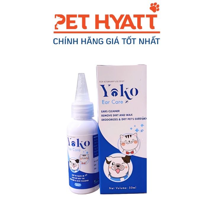 Dung Dịch Vệ Sinh Tai YOKO Cho Chó Mèo