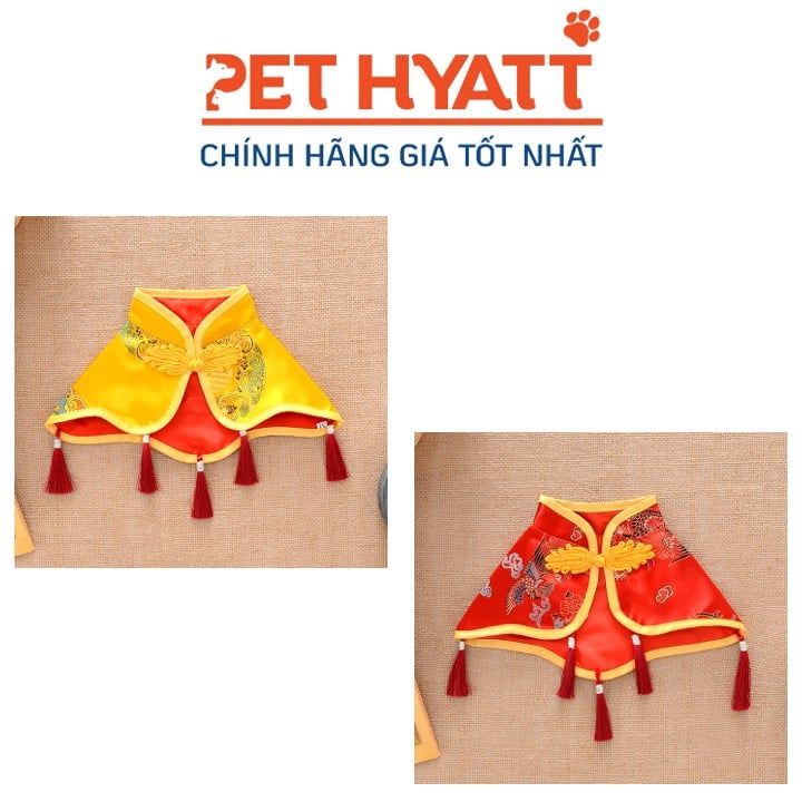 Yếm Gấm Ngày Tết Cho Thú Cưng Nhiều Loại (XS-M)
