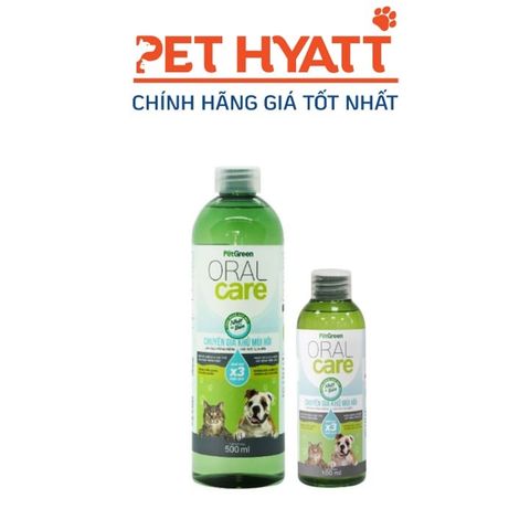  Dung Dịch Khử Mùi Hơi Thở & Chăm Sóc Răng Miệng Không Mùi Cho Thú Cưng PETGREEN Oral Care 