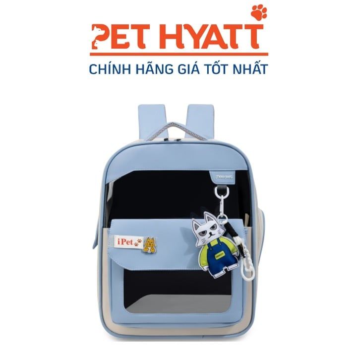 Balo Tag IPET Kèm Charm Cáo Cho Thú Cưng