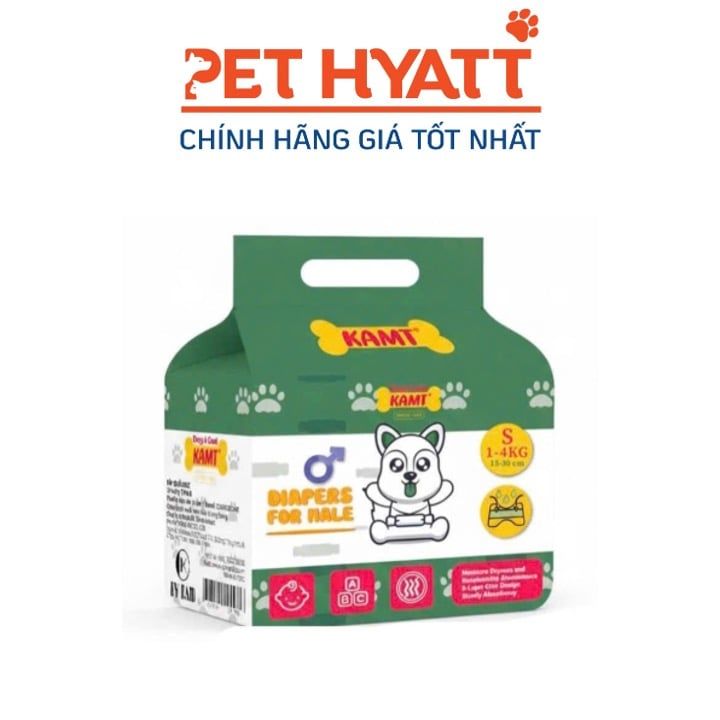 Tả Quần Cho Chó Đực KAMT Nhiều Kích Cỡ