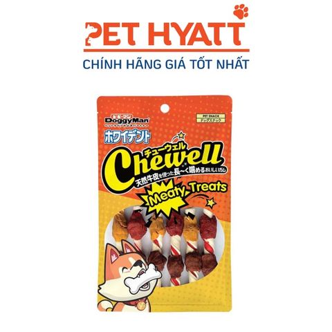  Que Da Bò Cuốn Thịt 3 Vị DOGGYMAN Cho Thú Cưng 