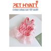 Váy Voan Lưới 2 Tầng Đính Nổi Hoa Hồng Cho Thú Cưng (XS-L)