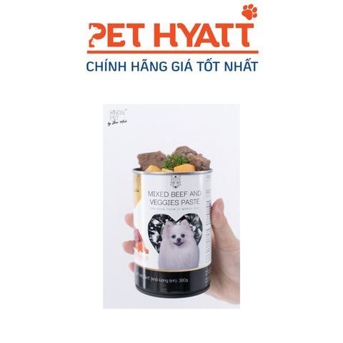 Pate Cho Chó Vị Bò Rau Củ KING'S PET Mixed Beef & Veggies Paste