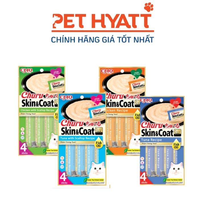 Soup Thưởng Cho Mèo CIAO CHURU Nhiều Vị