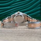 Đồng Hồ Rolex Datejust 41 126331 Rep 1:1 Chế Tác Vỏ Demi Bọc Vàng Hồng Mặt Đen Cọc Số Đính Đá Dây Kim Loại Jubilee