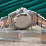 Đồng Hồ Rolex Datejust 41 126331 Rep 1:1 Chế Tác Vỏ Demi Bọc Vàng Hồng Mặt Đen Cọc Số Đính Đá Dây Kim Loại Jubilee