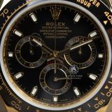 Đồng Hồ Rolex Cosmograph Daytona 116518LN-0043 Rep 1:1 Cao Cấp Vỏ Vàng Kim Mặt Đen Dây Cao Su
