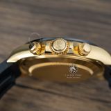 Đồng Hồ Rolex Cosmograph Daytona 116518LN-0043 Rep 1:1 Cao Cấp Vỏ Vàng Kim Mặt Đen Dây Cao Su