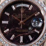 Đồng Hồ Rolex Day-Date 40mm 228345RBR-0016 Rep 1:1 Cao Cấp Vỏ Vàng Hồng Mặt Thạch Anh Eisenkiesel