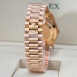 Đồng Hồ Rolex Day-Date 40mm 228345RBR-0016 Rep 1:1 Cao Cấp Vỏ Vàng Hồng Mặt Thạch Anh Eisenkiesel