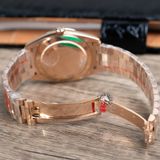 Đồng Hồ Rolex Day-Date 40mm 228235-0002 Rep 1:1 Cao Cấp Vỏ Vàng Hồng Mặt Nâu Chocolate Cọc Số La Mã Dây Kim Loại