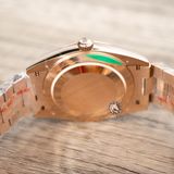 Đồng Hồ Rolex Day-Date 40mm 228235-0002 Rep 1:1 Cao Cấp Vỏ Vàng Hồng Mặt Nâu Chocolate Cọc Số La Mã Dây Kim Loại