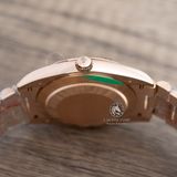 Đồng Hồ Rolex Day-Date 40mm 228235-0002 Rep 1:1 Cao Cấp Vỏ Vàng Hồng Mặt Nâu Chocolate Cọc Số La Mã Dây Kim Loại