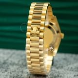 Đồng Hồ Rolex Day-Date 40mm 228238-0005 Rep 1:1 Cao Cấp Vỏ Vàng Kim Mặt Vàng Cọc Số Đính Đá Dây Kim Loại