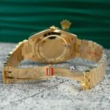 Đồng Hồ Rolex Day-Date 40mm 228238-0005 Rep 1:1 Cao Cấp Vỏ Vàng Kim Mặt Vàng Cọc Số Đính Đá Dây Kim Loại