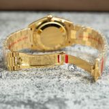 Đồng Hồ Rolex Day-Date 36mm 128238-0008 Rep 1:1 Cao Cấp Vỏ Vàng Kim Mặt Vàng Cọc Số Đá Dây Kim Loại
