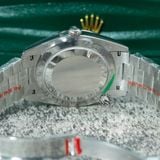 Đồng Hồ Rolex Day-Date 40mm 228239-0007 Rep 1:1 Cao Cấp Vỏ Bạc Mặt Xanh Cọc Số La Mã Dây Kim Loại