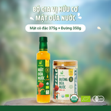  Combo 1 Chai Mật Cô Đặc 375g + 1 Hũ Đường Hữu Cơ 350g Vietnipa 