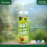  Mật Dừa Nước Tươi VIETNIPA - Lon 320ml 