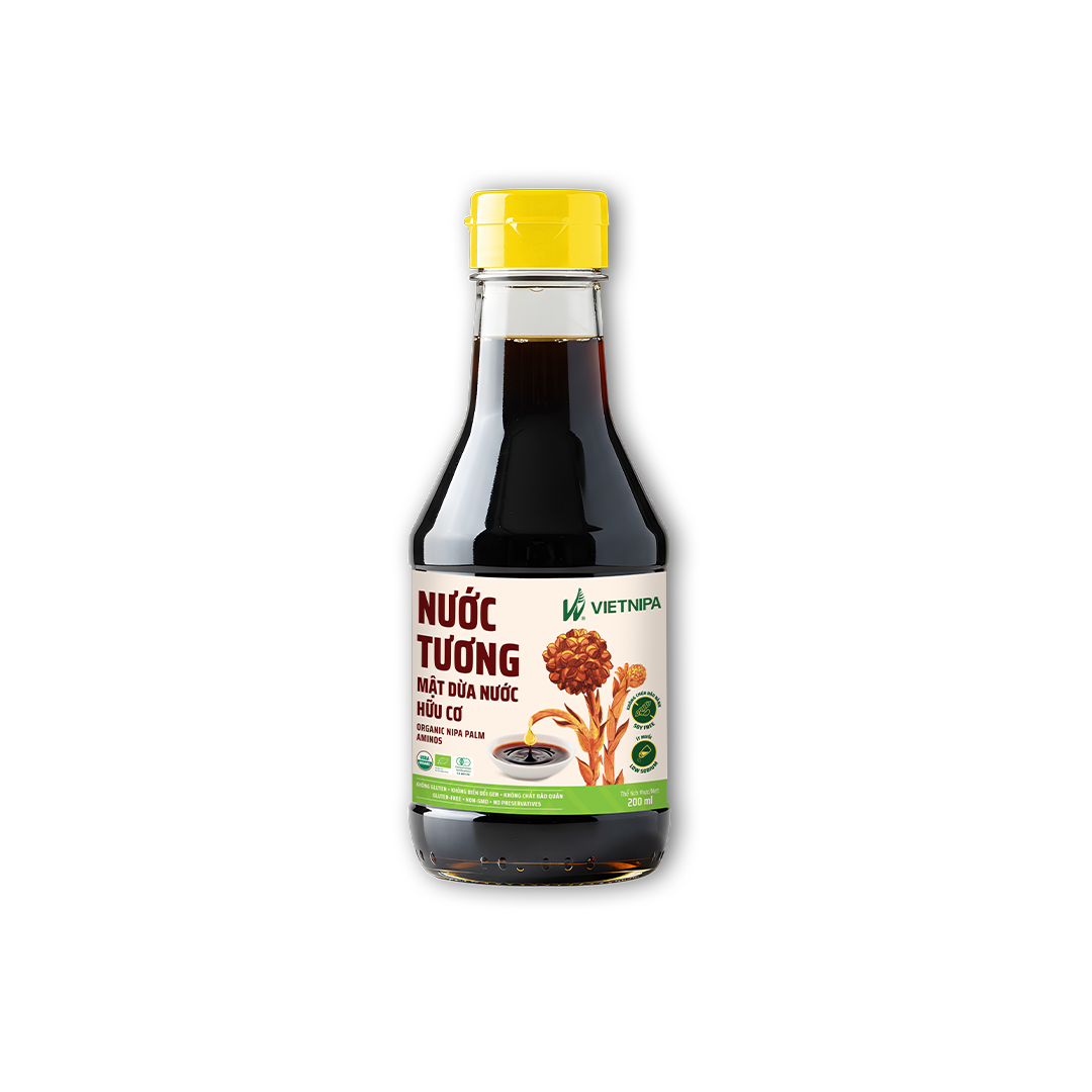  Nước Tương Mật Dừa Nước Hữu Cơ VIETNIPA - 200ml 