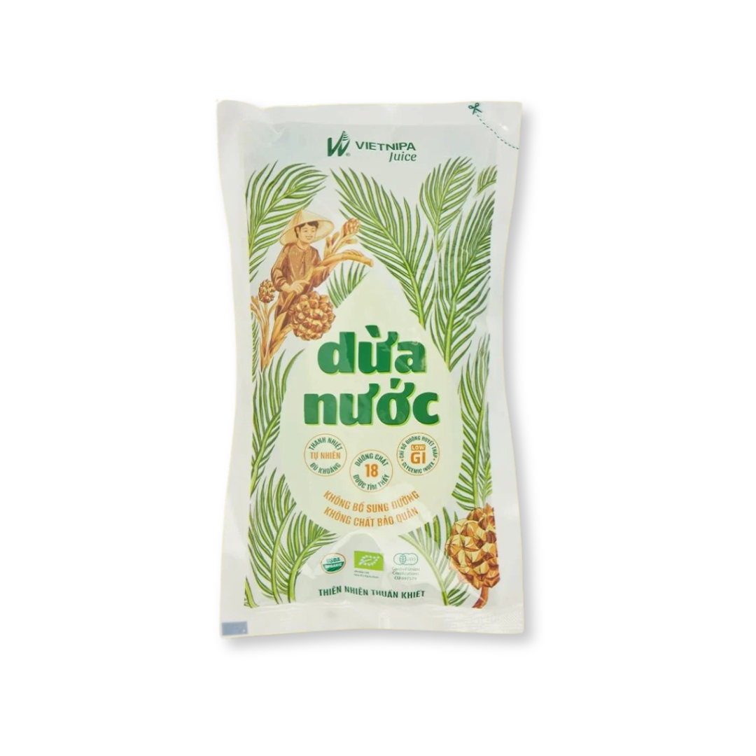  Mật Dừa Nước Tươi Cấp Đông VIETNIPA - Túi 250 ml 