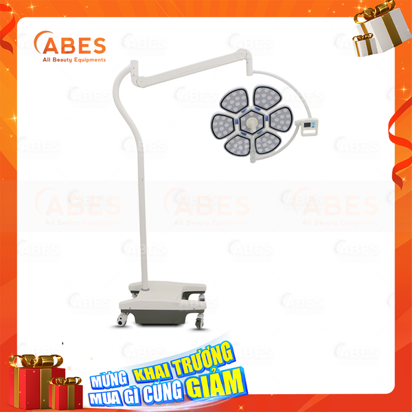  Đèn phẫu thuật Full LED bóng đơn Petal 6 di động 