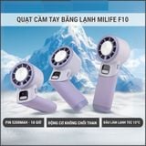  Quạt cầm tay tích điện miLife F10 đầu xoay 180 độ 