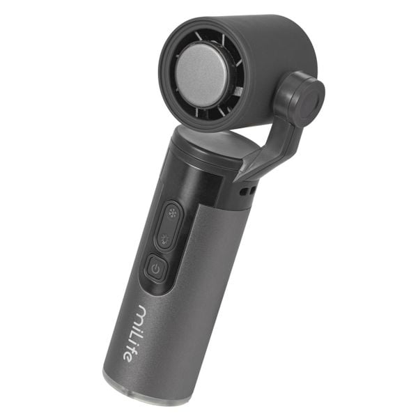  Quạt cầm tay sò lạnh miLife F16 cổ xoay 180 độ, pin 4500mAh 11 tiếng, gió 11.2m/s - Bảo hành 12 tháng 