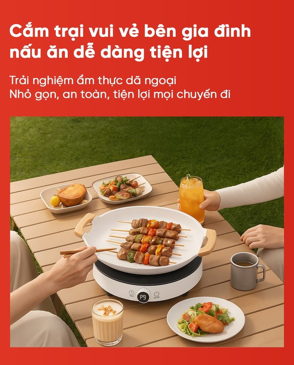  Bếp từ 9 mức nhiệt miLife N2 milife N2 công suất 2100w có đun liu riu, hẹn giờ - Bảo hành 12 tháng 