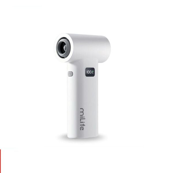  Quạt cầm tay phản lực miLife F1 đa năng 4 in 1 pin 5000mAh - Tích hợp đầu hút có thể làm máy hút bụi đa năng 