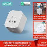  Ổ cắm thông minh miLife 10A kết nối app mihome bản nội địa , 3 chân 