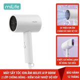 Máy sấy tóc ion âm miLife A1P 800w với ánh sáng xanh bảo vệ tóc 