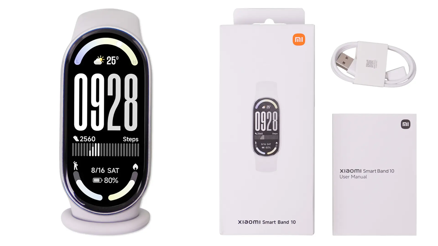  Vòng đeo tay thông minh Xiaomi Mi Band 10 chính hãng - Bản quốc tế bảo hành 12 tháng 