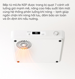  Bếp từ 99 mức nhiệt miLife Youth Lite N3P vuông công suất 2100W mâm từ lõi kép thuần đồng - Đun liu riu, hẹn giờ tắt bếp, bảo hành 12 tháng 